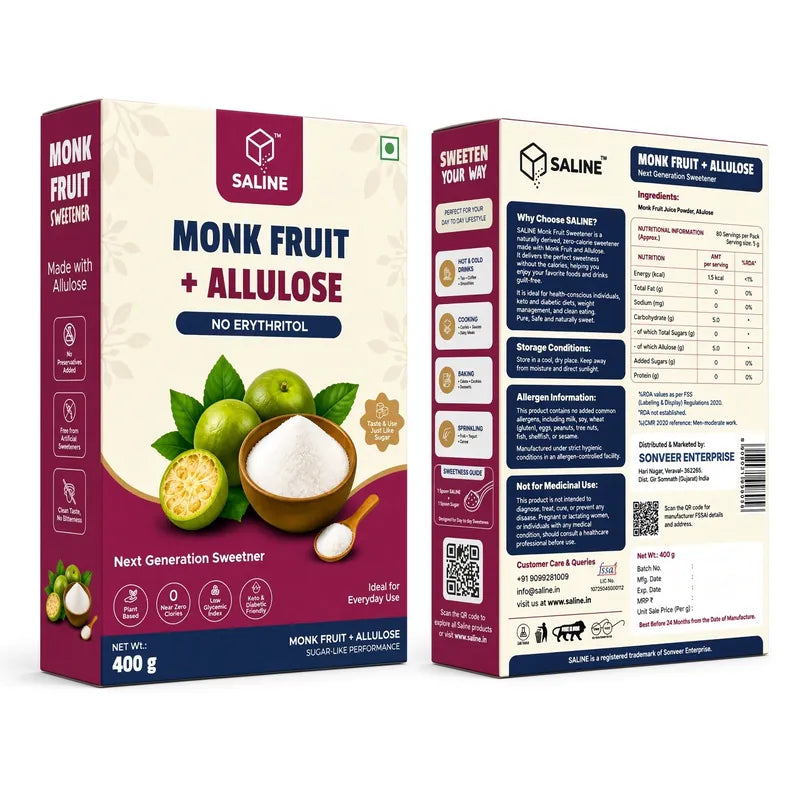 Monk fruit sugar replacement