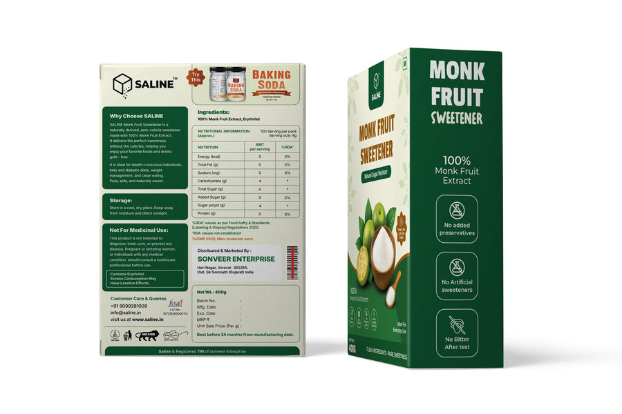 Monk Fruit Sweetener with Erythritol – 400g