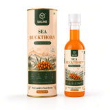 SALINE sea buckthorn pulp extract 500ml bottle with packaging tube, vitamin C rich